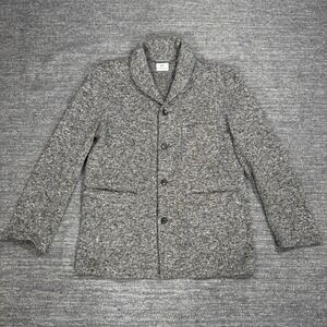 Engineered Garments x Uniqlo Fleece Shawl Collar Tailored Jacket Men Medium Gray